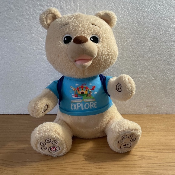 Spark Create Imagine Interactive Animated Plush Bear Reads Lights Sings *Video* - Picture 3 of 15
